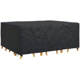 vidaXL Prevleka za zunanje pohištvo Črna 220 x 190 x 85 cm 420D | Shoptok.si