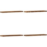 vidaXL Zidne police 4kom boja staro drvo 40x10x1,5cm konstruirano drvo | shoptok.hr