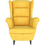 vidaXL naslanjač iz gorčično rumenega žameta | Shoptok.si