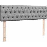  Okvir kreveta s madraca svijetlosivi 140x200cm tkanine | Eponuda.com