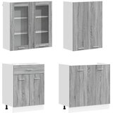  Kuhinjska jedinica LYON 4 pcs Siva Sonoma Konstruirano drvo | shoptok.hr