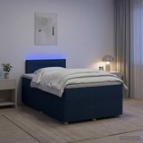  Boxspring krevet s madracem Plava 120 x 190 cm Tkanina | shoptok.hr