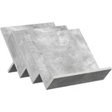  Regal za revije Betonsko siva 53 x 40 x 28,5 cm Konstruiran les, (5000214270) | Shoptok.si