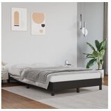  Za krevet crni 120 x 200 cm od umjetne kože | shoptok.hr