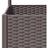  Vrtna žardinjera s rešetkom smeđa 120x40x136 cm PP | shoptok.hr