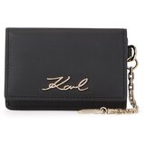 Karl Lagerfeld Denarnica K SIGNATURE CHAIN CARD HOL Črna | Shoptok.si