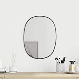  Zidno ogledalo crna 40x30 cm | shoptok.hr
