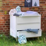 Troll nursery® komoda s previjalno enoto scandy™ white/natural | shoptok.hr