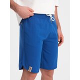 Ombre Men's sweat shorts with rounded leg - blue | shoptok.hr