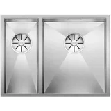 Blanco sudoper ZEROX 340/180-U InFino INOX 18/10, GLAVNI BAZEN DESNO, bez dalj.upr.