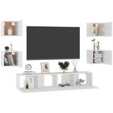  6-dijelni set TV ormarića bijeli od iverice | shoptok.hr