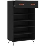  Ormarić za cipele crni 60 x 35 x 105 cm od konstruiranog drva Crna | Shoptok.si