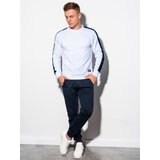 Ombre Muška dukserica B1081 plava bijela | ePonuda.com