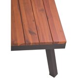 Garden Pleasure Bež vrtna sedežna garnitura iz masivnega akacijevega lesa za 4 osebe Theresa - | Shoptok.si