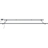 vidaXL Ročna retraktibilna tenda z LED v rumeni in oranžni barvi 500x350 cm | Shoptok.si