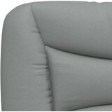  Krevet s madracem Hvar svjetlosivi 140x190 cm od tkanine | shoptok.hr
