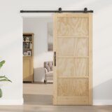 vidaXL Klizna Vrata sa Setom Dodataka "ORKDAL" Punog Drva od Čempresa | shoptok.hr