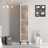 Hanah home Ormar Kumsal P 40x47,5x201cm Bijeli | Eponuda.ba