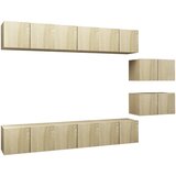 TV ormarići 8 kom boja hrasta sonome od iverice | shoptok.hr