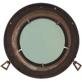  Viseće zidno ogledalo Ø 38 cm od aluminija i stakla | shoptok.hr