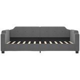 vidaXL Izvlečna dnevna postelja s predali temno siva 90x200 cm blago | Shoptok.si