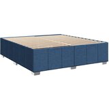  Krevet s oprugama i madracem plavi 200 x 200 cm od tkanine | shoptok.hr