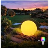  LED RGBW prigušiva spoljašnja lampa GLOBO 1xE27/9W/230V prečnik 30 cm IP44 | Eponuda.com