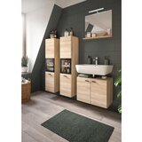 MID.YOU Srednje Visoka Omara Boston, Barva Hrasta S Steklom | Shoptok.si