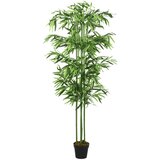 vidaXL Umjetno stablo bambusa 384 listova 120 cm zeleno Cijene
