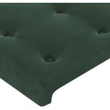  Uzglavlje tamnozeleno 90x5x78/88 cm baršunasto | shoptok.hr