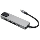  Hub type-c na hdmi type c 2xusb3.0 lan (5 u 1) ( HUB77 ) Cene