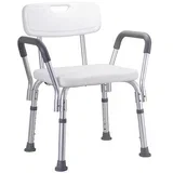 Stolica 56x66 cm srebrna/bela