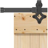  Klizna vrata NARVIK Prirodna i crna 70 x 210 cm (213,5 cm) | shoptok.hr