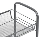  Kuhinjska kolica s 5 razina siva 46 x 26 x 105 cm željezna | Eponuda.com