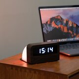 Generic Lesena knjižna svetilka z USB-jem in budilko, LED nočna lučka za papir za dom in pisarno, (21125782) | Shoptok.si