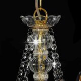  Luster s perlama zlatni 8 žarulja E14 | shoptok.hr