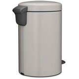 Brabantia Svetlo siv jeklen koš za smeti s pedalom 12 l NewIcon – | Shoptok.si
