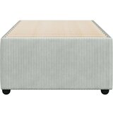 vidaXL Okvir za krevet svjetlosivi 90x190 cm baršunasti | shoptok.hr
