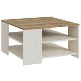 Hom`in klubska miza, 80/45/80 cm barve hrasta, peščene barve Cene