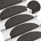  Prostirke za stepenice, samoljepljive, 10 kom. 65x21x4 cm, antracit, poluokrugle, velike | shoptok.hr