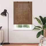  Zavjese i sjenila sa zavjesama Smeđa 110 x 220 cm bambus | shoptok.hr