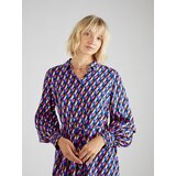 Y.a.s Dolga srajca 'ZAGGA' temno modra / rjava / črna / off-bela | Shoptok.si