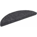  Prostirke za stepenice, samoljepljive, 30 kom, 56x17x3 cm, tamno sive, poluokrugle | shoptok.hr