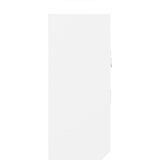 Ormarić za ključeve bijeli 40 x 8,5 x 20 cm od drva i čelika | Eponuda.com