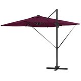  Suncobran S LED lampica Bordeaux Crvena 286 x 284 x 270 cm | shoptok.hr
