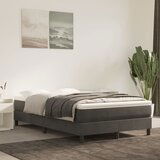 Maison Chic Box spring postelja - Vzmetna postelja z vzmetnico temno siva 120x200 cm žamet SL6423, (21904806) | Shoptok.si