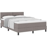 vidaXL Postelja z vzmetnico z vzmetnico Taupe 160 x 200 cm blago, (5000141754) | Shoptok.si