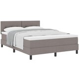 vidaXL spring krevet Sivo-smeđa 160 x 200 cm tkanina | shoptok.hr