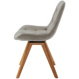 CARRYHOME STOL, tekstil svetlo siva | Shoptok.si