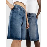 90'S Heavy Denim Kratke hlace new mid blue washed